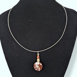 Bohemian Natural Stone Pendant Necklace